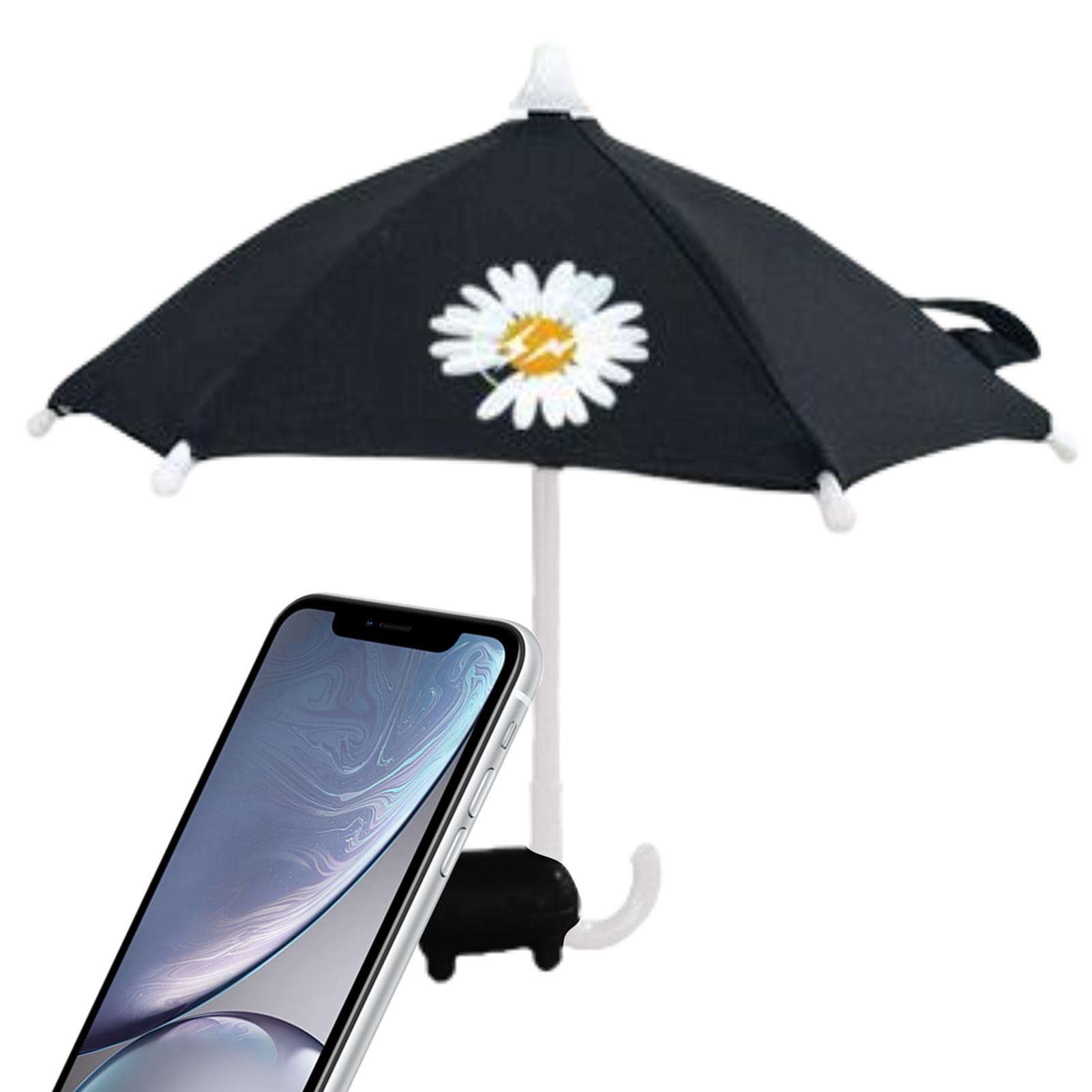 Phone Sun Shade Holder with Suction Cup - Adjustable Sun Visor Stand for Cell Phones | Perfect for Outdoor Activities, Beach, Driving & Desktop Use