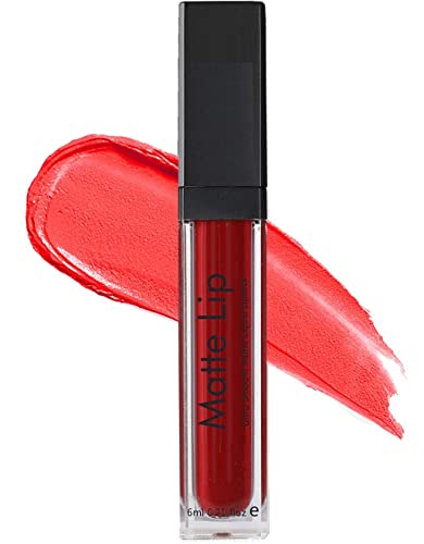 Wiffy Matte Liquid Lipstick - Long Lasting Waterproof Lipstick for Women, Non-Sticky & Smudge Proof | Perfect for Parties, Weddings & Everyday Wear