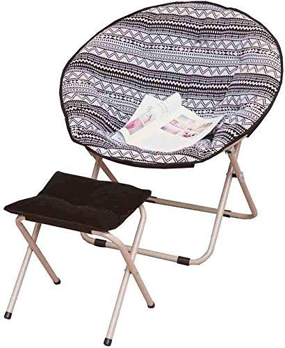 Premium Folding Beach Chair - Portable Deck Chair for Outdoor Lounging, Sunbathing, Picnics & Camping | Lightweight Moon Chair with Adjustable Backrest | Perfect for Backyard, Poolside & Beach Relaxation