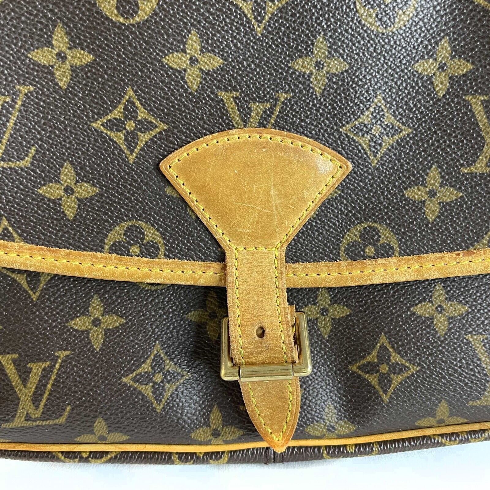 Authentic Louis Vuitton LV Monogram Canvas Sologne Crossbody Bag in Brown - Adjustable Shoulder Strap | Perfect for Everyday Use, Travel & Fashion Accessories