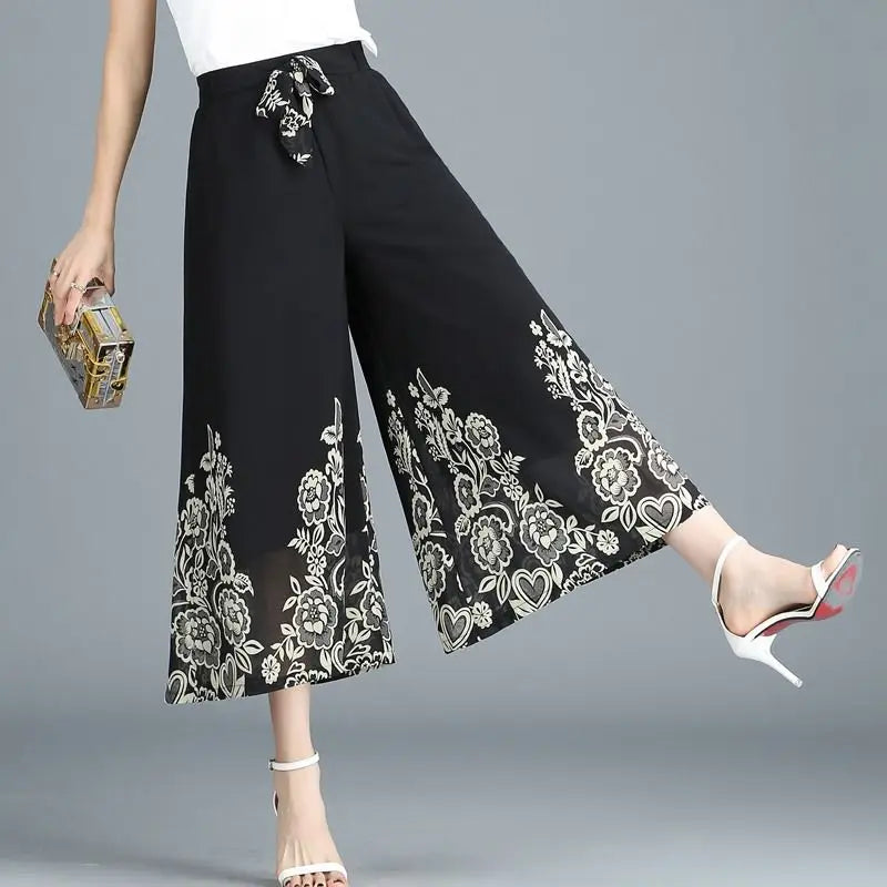 Stylish Black Women's Wide Leg Pants with Adjustable Waist Strap - 10 Trendy Designs | Korean Harajuku Fashion 2023 | Perfect for Casual Wear, Office Outfits & Street Style