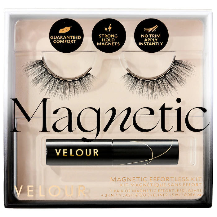 Magnetic Eyelash Kit - Effortless Velour Lashes for Natural Look | Perfect for Daily Wear, Parties & Special Occasions