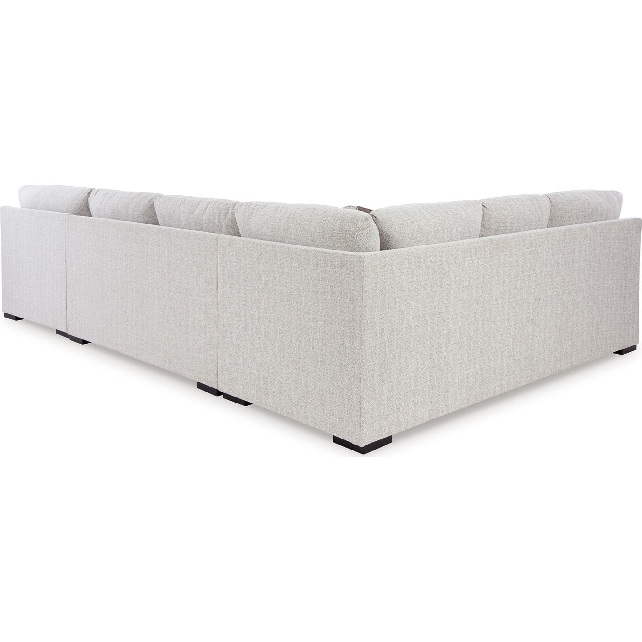 Modern Abbeyline 3-Piece Sectional Sofa Set in Stone Color - Perfect for Living Room, Lounge & Family Room