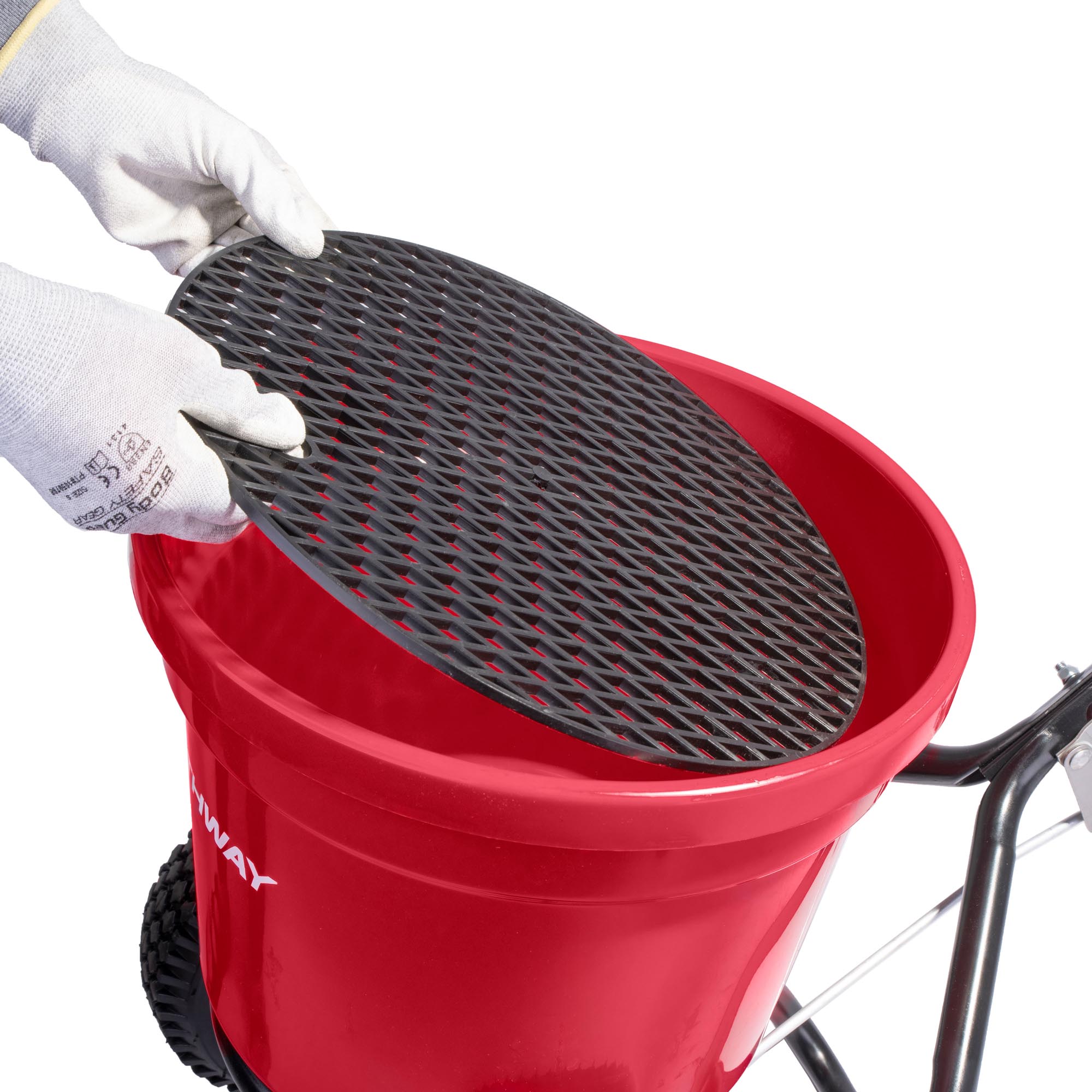 Earthway 2150 Commercial Broadcast Spreader - 50 Lbs Capacity, Adjustable Drop Rate for Precise Fertilizer & Seed Distribution | Ideal for Lawns, Golf Courses & Large Landscaping Areas