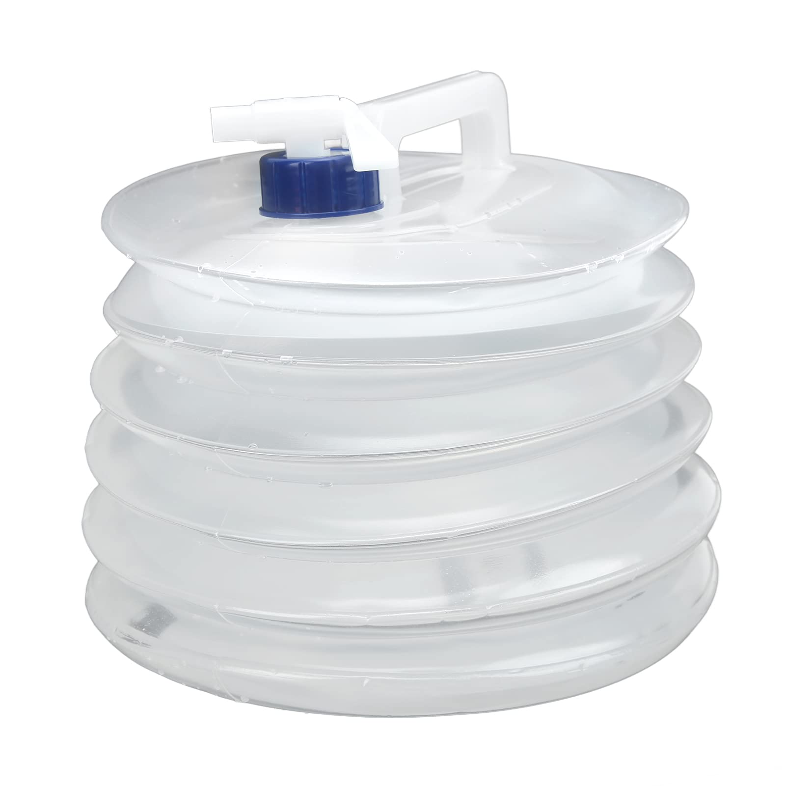 Aramox 10L Foldable Water Container with Spigot - Portable Collapsible Water Storage Jug for Outdoor Camping, Hiking, Climbing, Emergency Preparedness & Road Trips - BPA Free & Leak Proof Design
