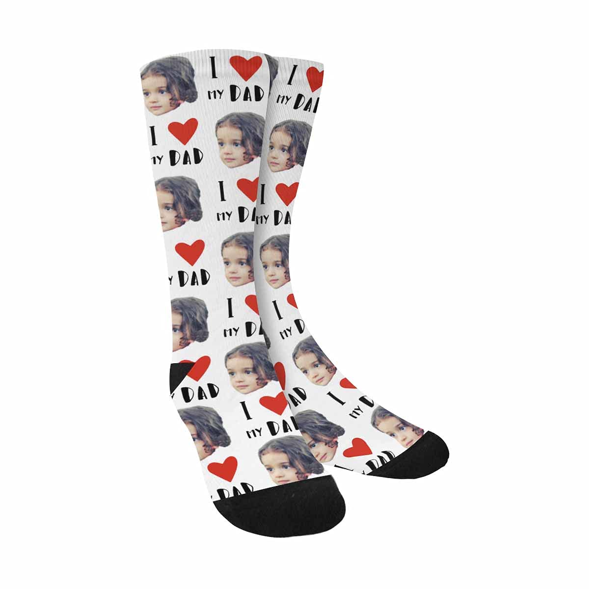 Personalized Photo Socks - Custom Face Socks for Men & Women - Unique Father's Day Gift - Funny Printed Socks for Couples, Family & Friends - Great for Birthdays, Anniversaries & Special Occasions