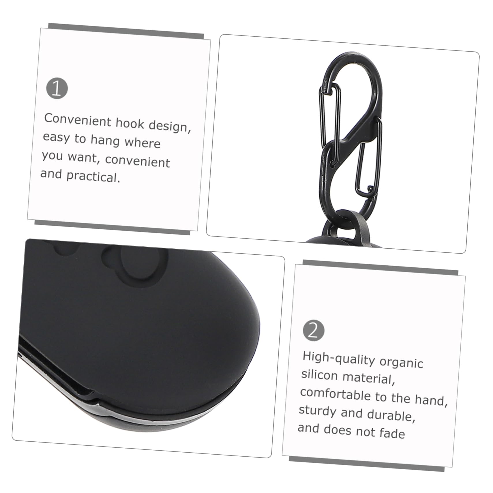 Jojofuny Silicone Earphone Covers for Earbuds - Durable Protective Case Compatible with AirPods & Wireless Earbuds - Fashionable & Practical Accessory for Gym, Travel & Daily Use