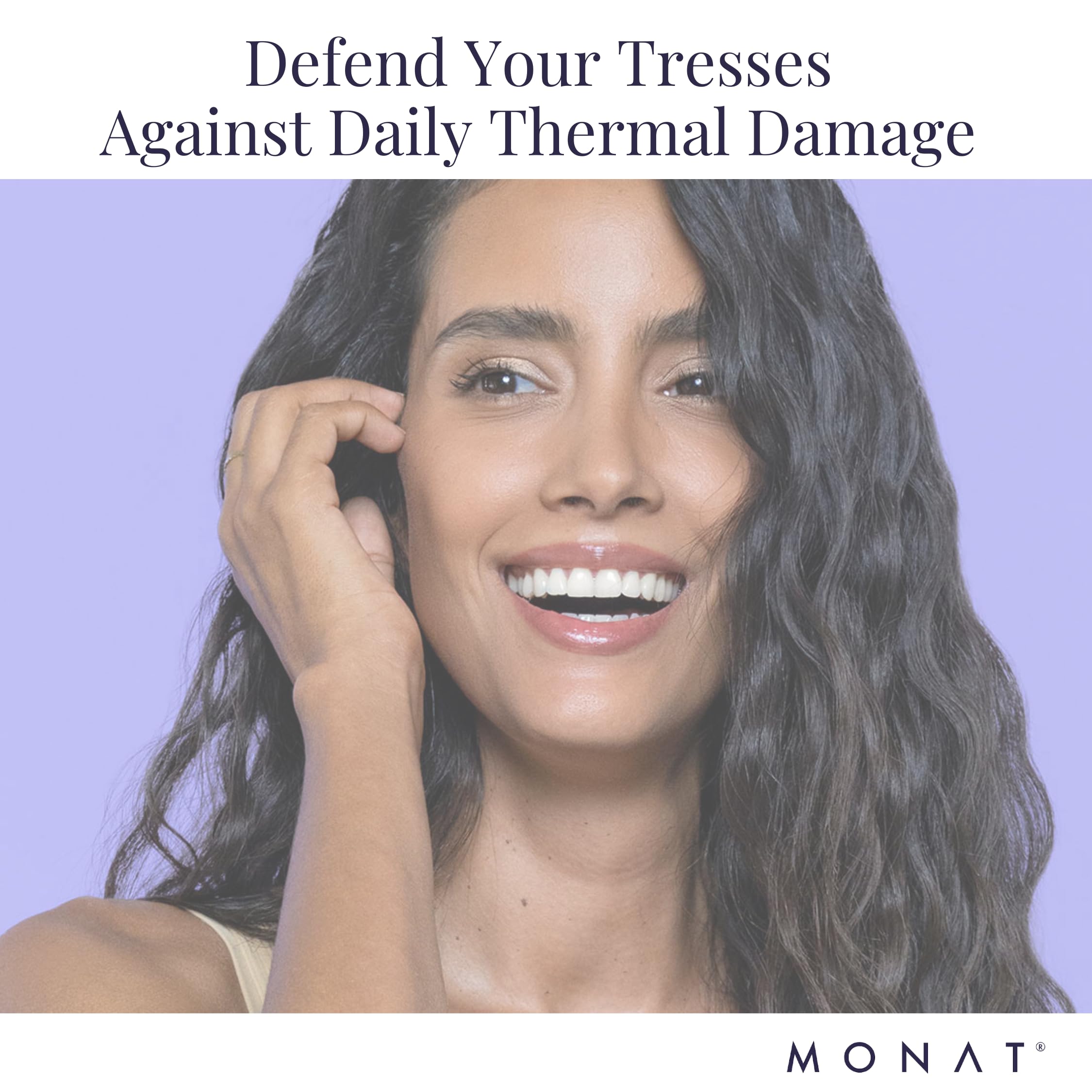 MONAT Studio One Thermal Protect Styling Shield - Heat Protectant Spray for Hair Styling, Straightening & Blow Drying - 134ml/4.5oz - Prevents Heat Damage from Flat Irons & Hair Dryers - Perfect for Daily Styling & Salon Use
