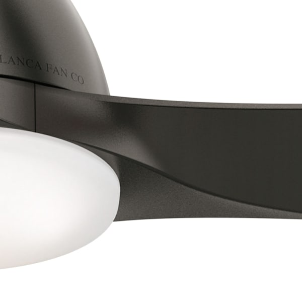 52 Inch Casablanca Wisp LED Ceiling Fan with Remote Control - Noble Bronze Finish for Living Room, Bedroom & Outdoor Spaces