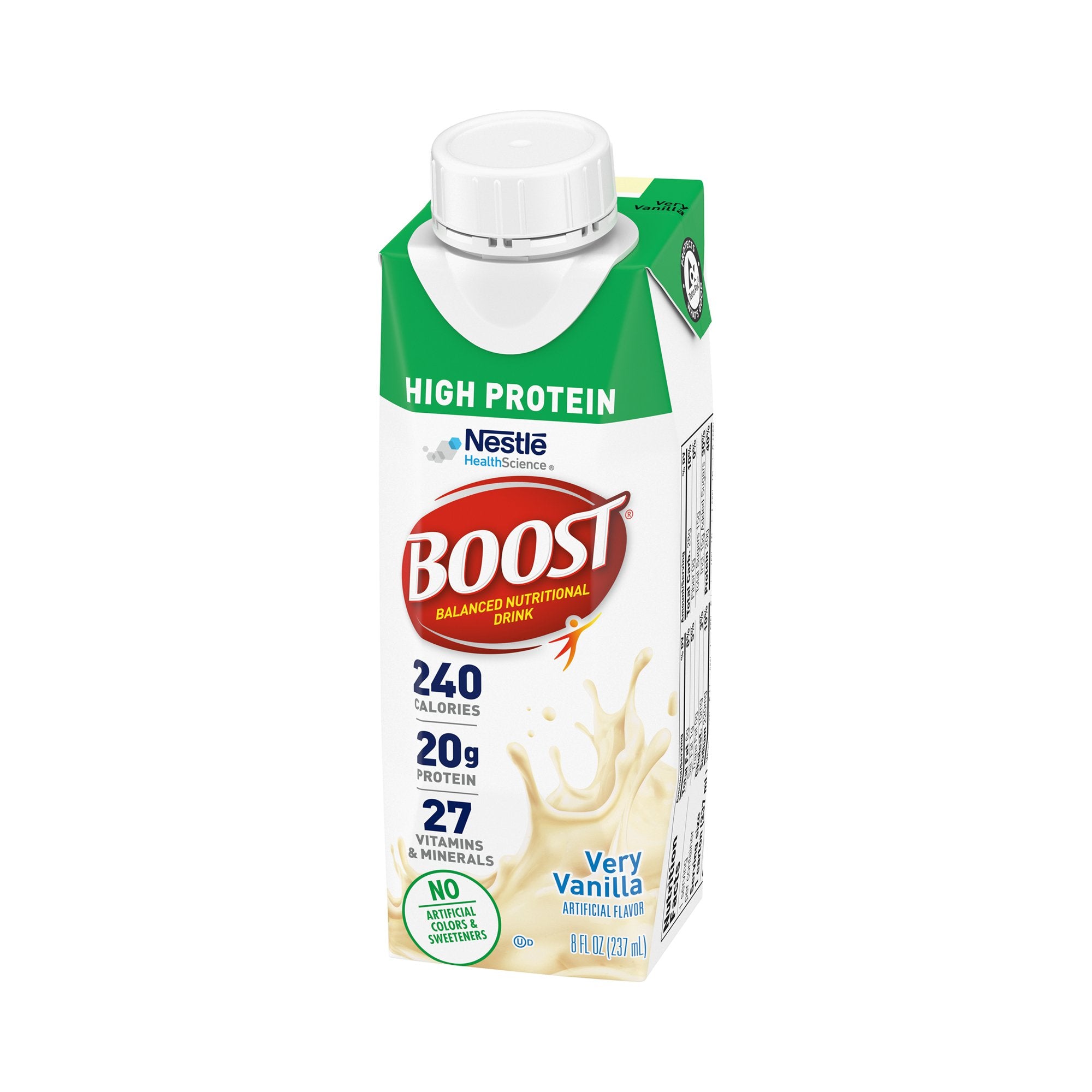 Boost High Protein Nutritional Drink - 8 oz Carton | Energy & Recovery Shake for Athletes, Fitness & Active Lifestyles | Great for Post-Workout, Breakfast or On-the-Go Nutrition