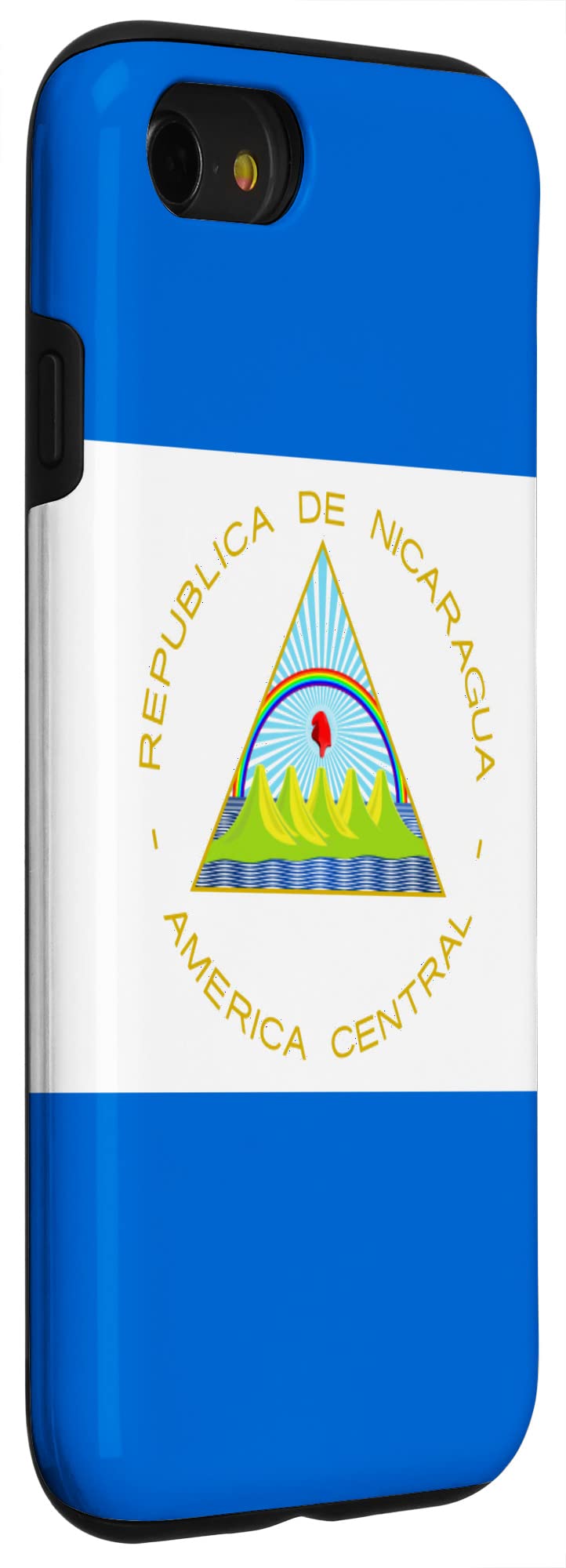 iPhone SE (2020) / 7 / 8 Nicaragua Flag Design Phone Case - Durable Protective Cover for Everyday Use, Travel & National Pride