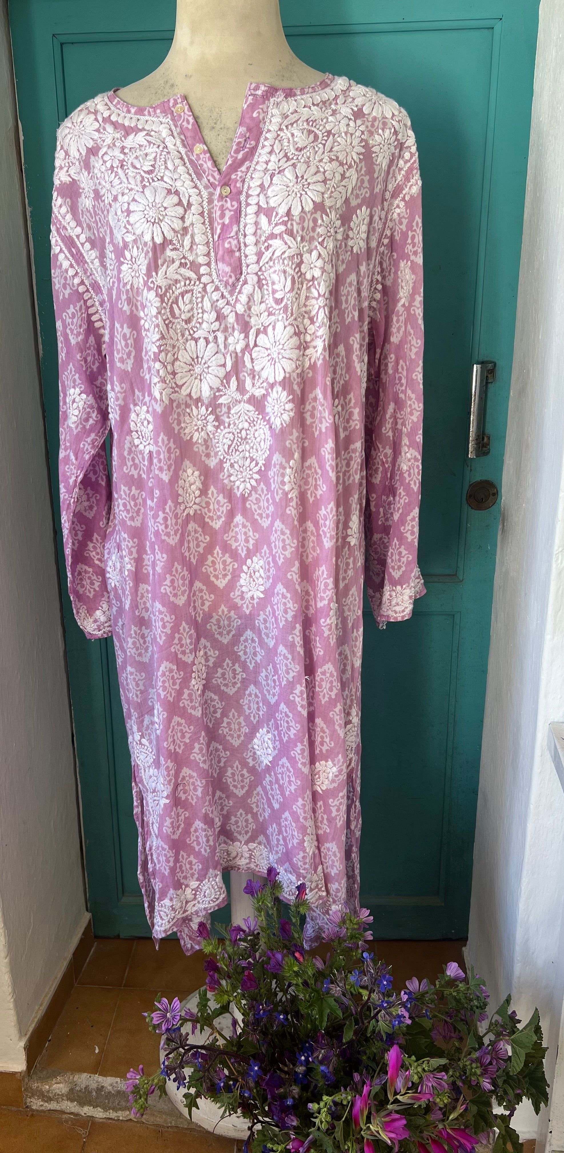 Softest Light Cotton Kurta with Embroidery - Women's Elegant Embroidered Top for Casual & Festive Wear | Perfect for Parties, Weddings & Daily Comfort