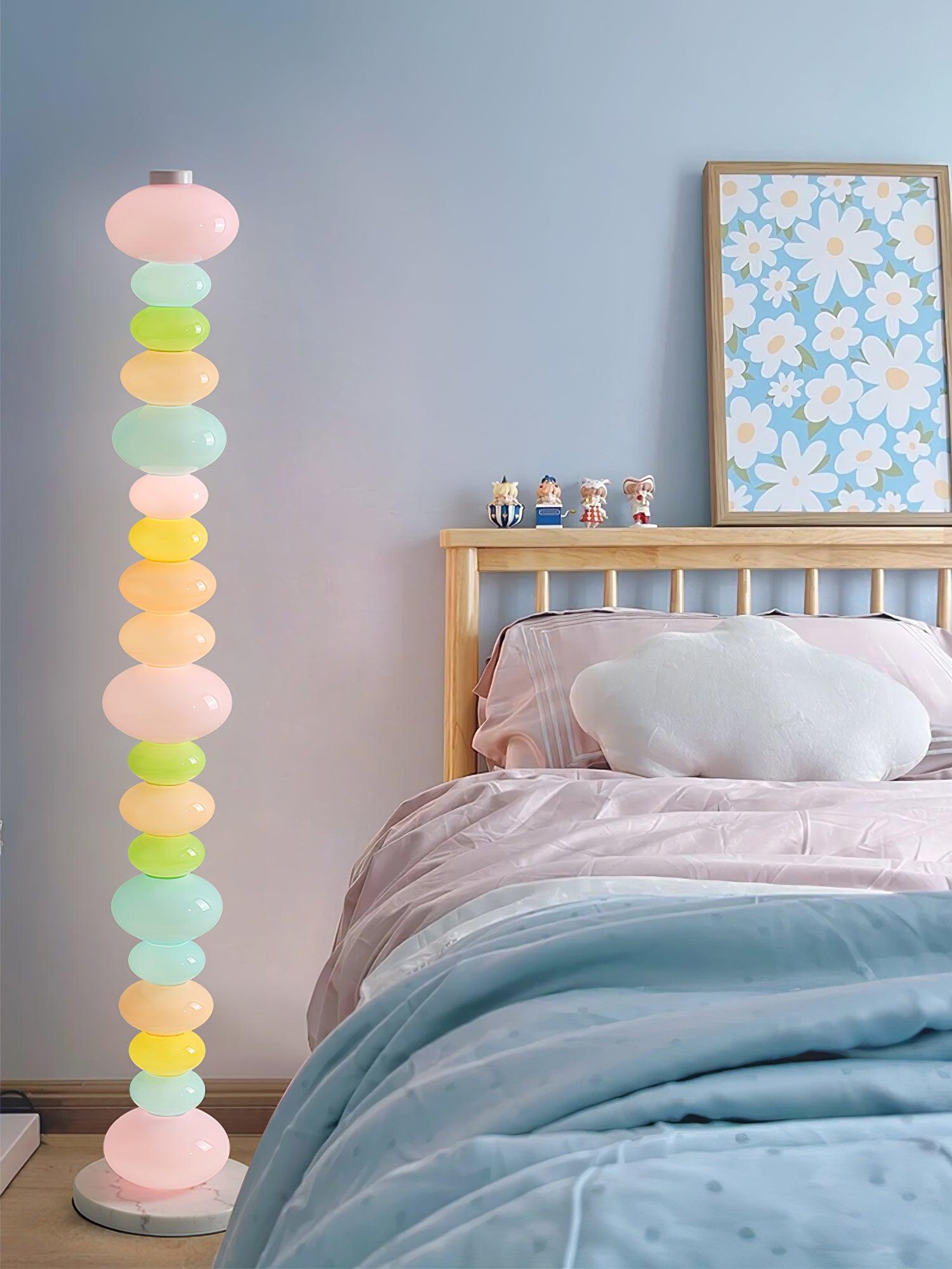 Modern LED Candy Floor Lamp - Adjustable Brightness for Living Room, Bedroom & Office - Stylish Home Decor Lighting for Relaxation & Ambiance