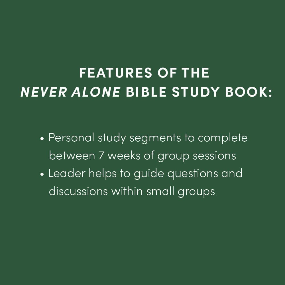Never Alone - Bible Study Book: Parenting in the Power of the Holy Spirit | Christian Parenting Guide, Spiritual Growth for Parents, Faith-Based Family Devotional | Perfect for Small Groups & Personal Bible Study