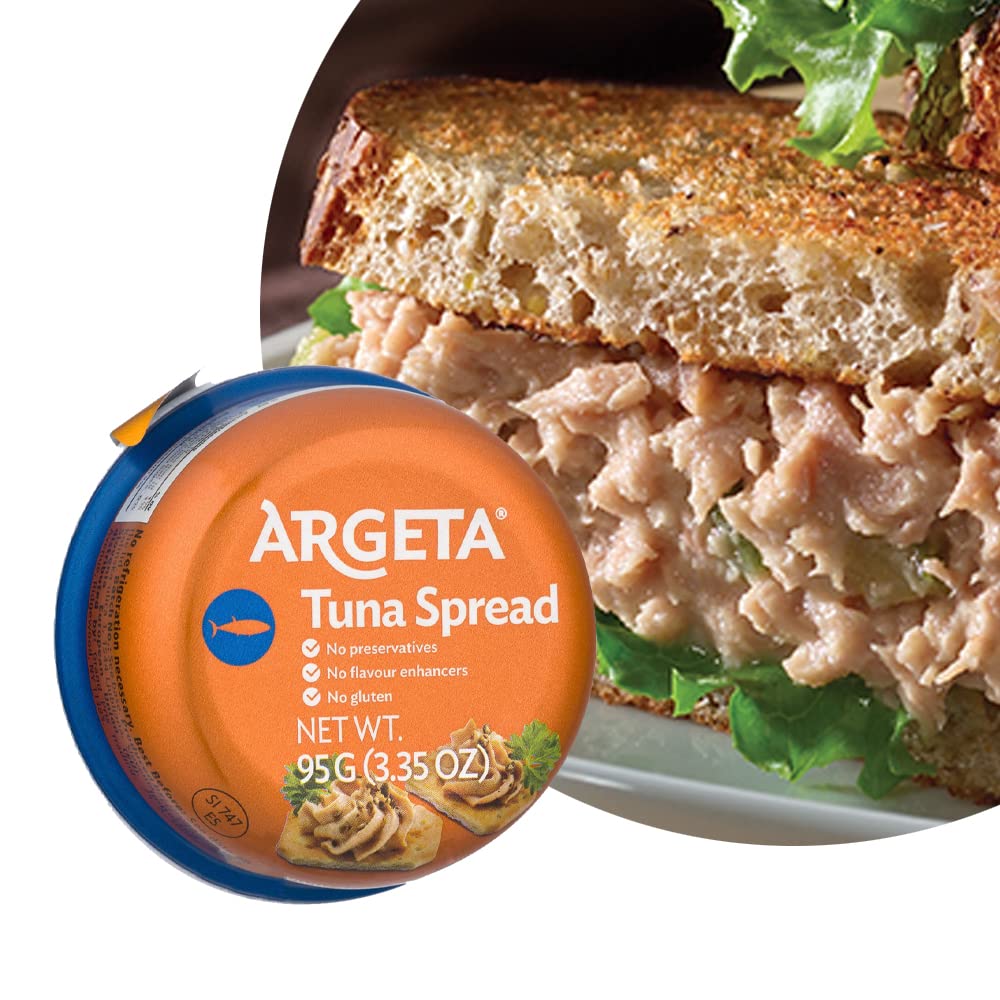 OHMARKET Argeta Pate Spread Variety Pack - Chicken, Tuna & Salmon (3-Pack) | Gourmet Fish Spread for Sandwiches, Crackers & Charcuterie Boards