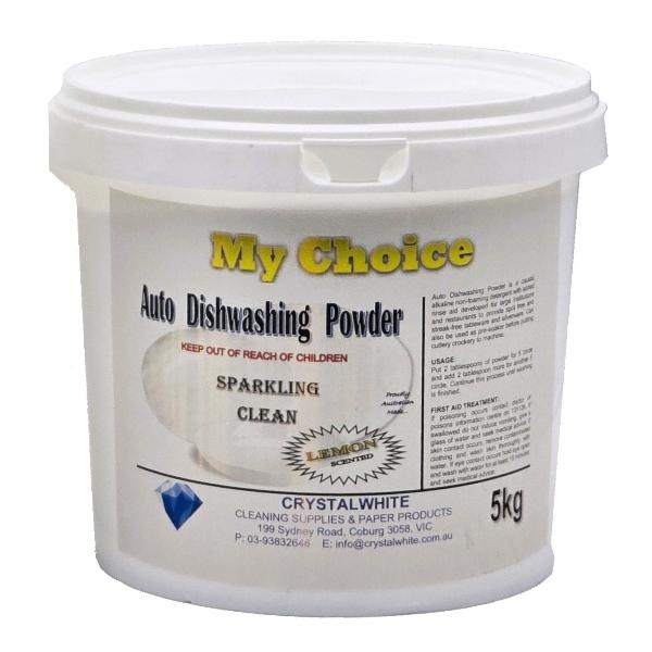 My Choice Commercial Auto Dishwashing Powder - Heavy Duty Detergent for Restaurants, Hotels & Food Service - Perfect for High-Volume Dishwashing Machines