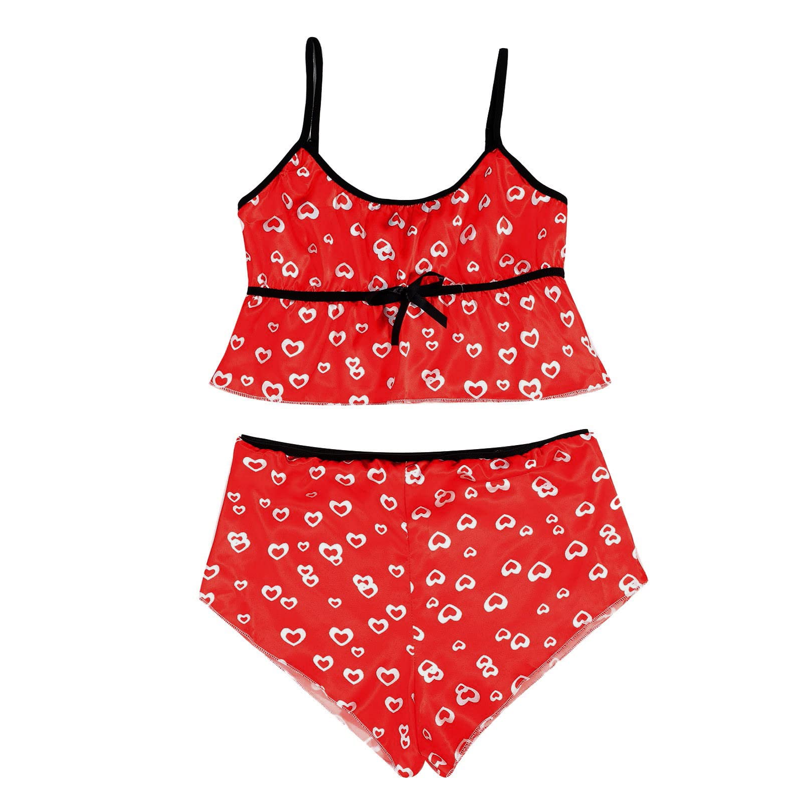 Sexy Sleeveless Pajama Set for Women - Comfortable Home Wear & Lingerie