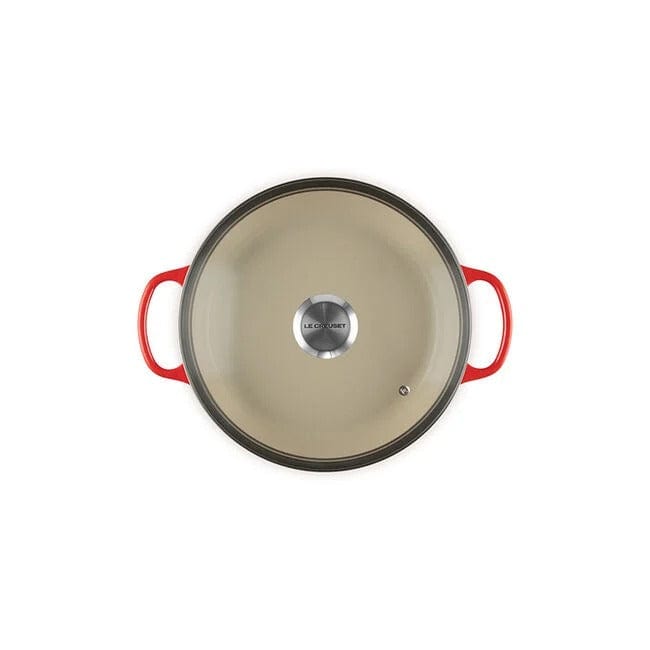 Le Creuset 2.25 Quart Braiser with Glass Lid - Enameled Cast Iron Dutch Oven for Cooking, Baking & Serving | Multiple Colors | Perfect for Stovetop, Oven & Tabletop Use