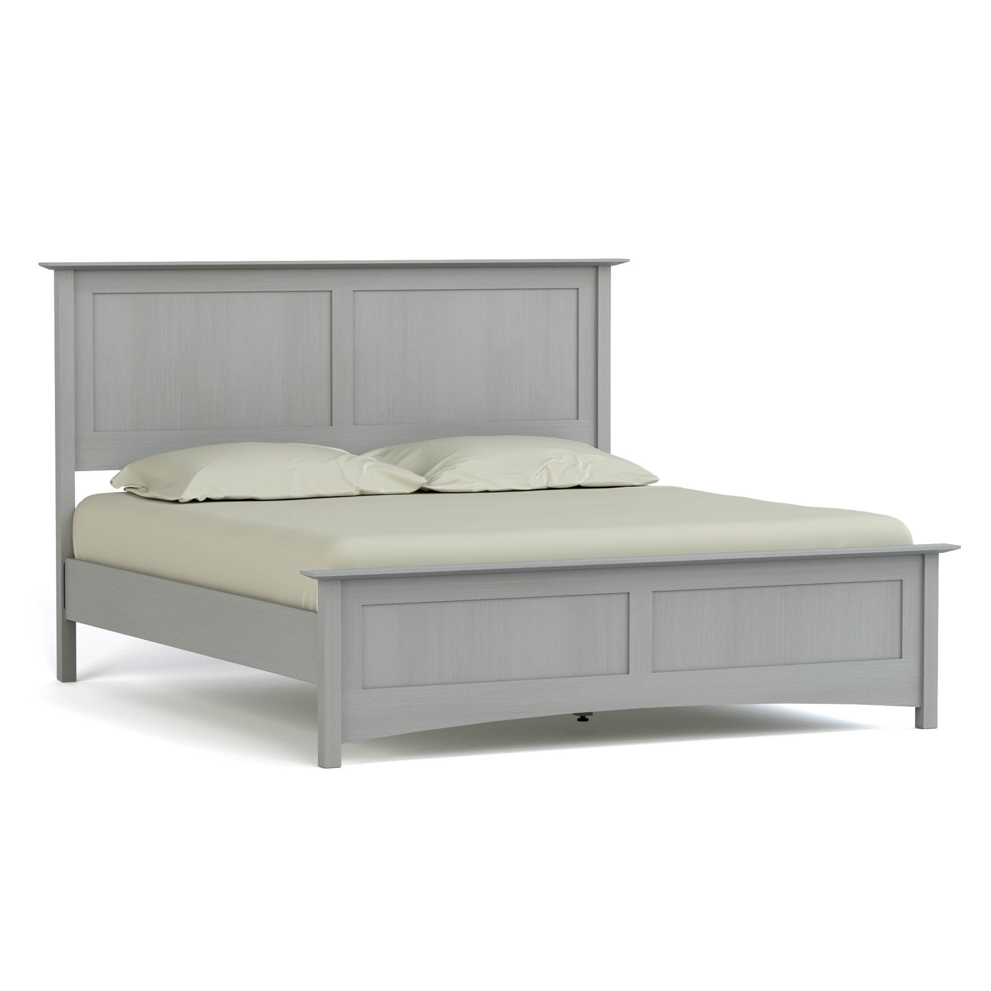 Gable Road Bed Frame - Sturdy Metal Platform Bed with Wooden Headboard - Perfect for Modern Bedrooms & Guest Rooms