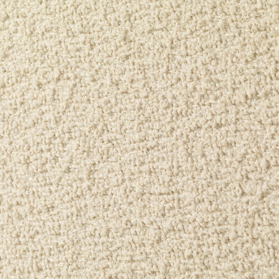 FERM LIVING Rouli Centre Module - Modern Bouclé Fabric in Off White | Stylish Modular Sofa for Living Room, Lounge & Office