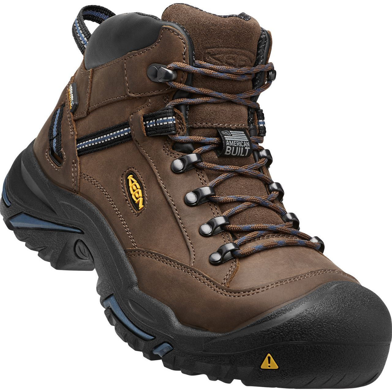 KEEN BRADDOCK AL WP MID Steel Toe Waterproof Work Boots for Men - Medium & Wide Sizes - Durable Safety Shoes for Construction, Hiking & Outdoor Work