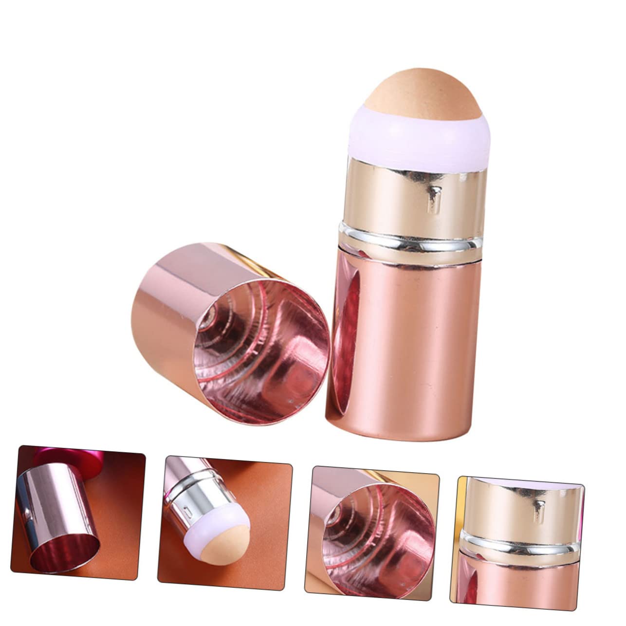 Minkissy Facial Oil Absorbing Roller - Volcanic Stone Oil Control Stick for Oily Skin, Blackhead & Shine Removal - Perfect for Travel, Gym & On-the-Go Skincare