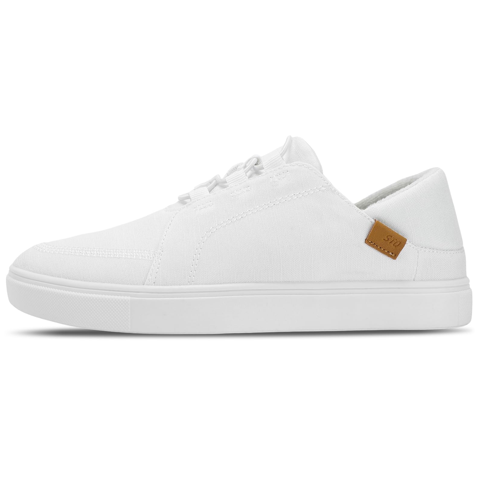 STQ Women's Slip On Casual Shoes - Lightweight Canvas Sneakers with Memory Foam Comfort Loafers | Perfect for Walking, Travel & Everyday Wear