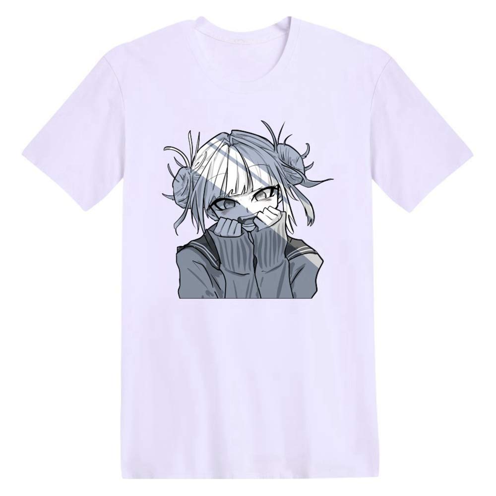 My Hero Academia Anime T-Shirt - Himiko Toga Graphic Print Short Sleeve Youth Tee | Casual Cosplay & Anime Convention Outfit