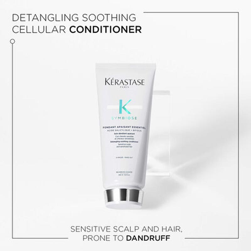 Kérastase Symbiose Anti-Dandruff Shampoo & Conditioner Duo - Fight Flakes & Soothe Scalp for Healthy Hair | Perfect for Dry, Itchy Scalp & Dandruff Control