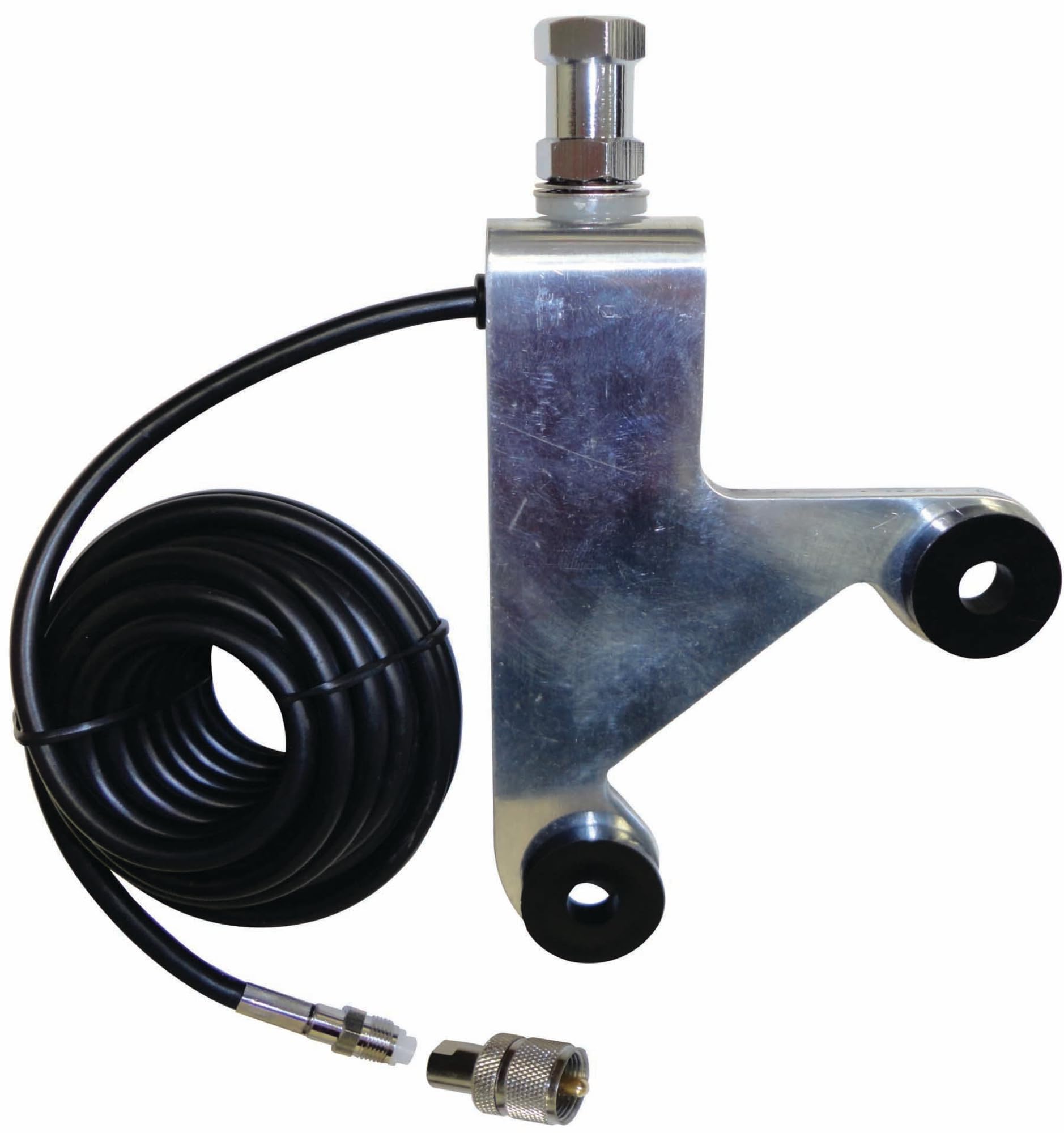 Heavy Duty Spare Tire Antenna Mount for 2007+ Wrangler, Rubicon & Liberty - Off-Road Accessory