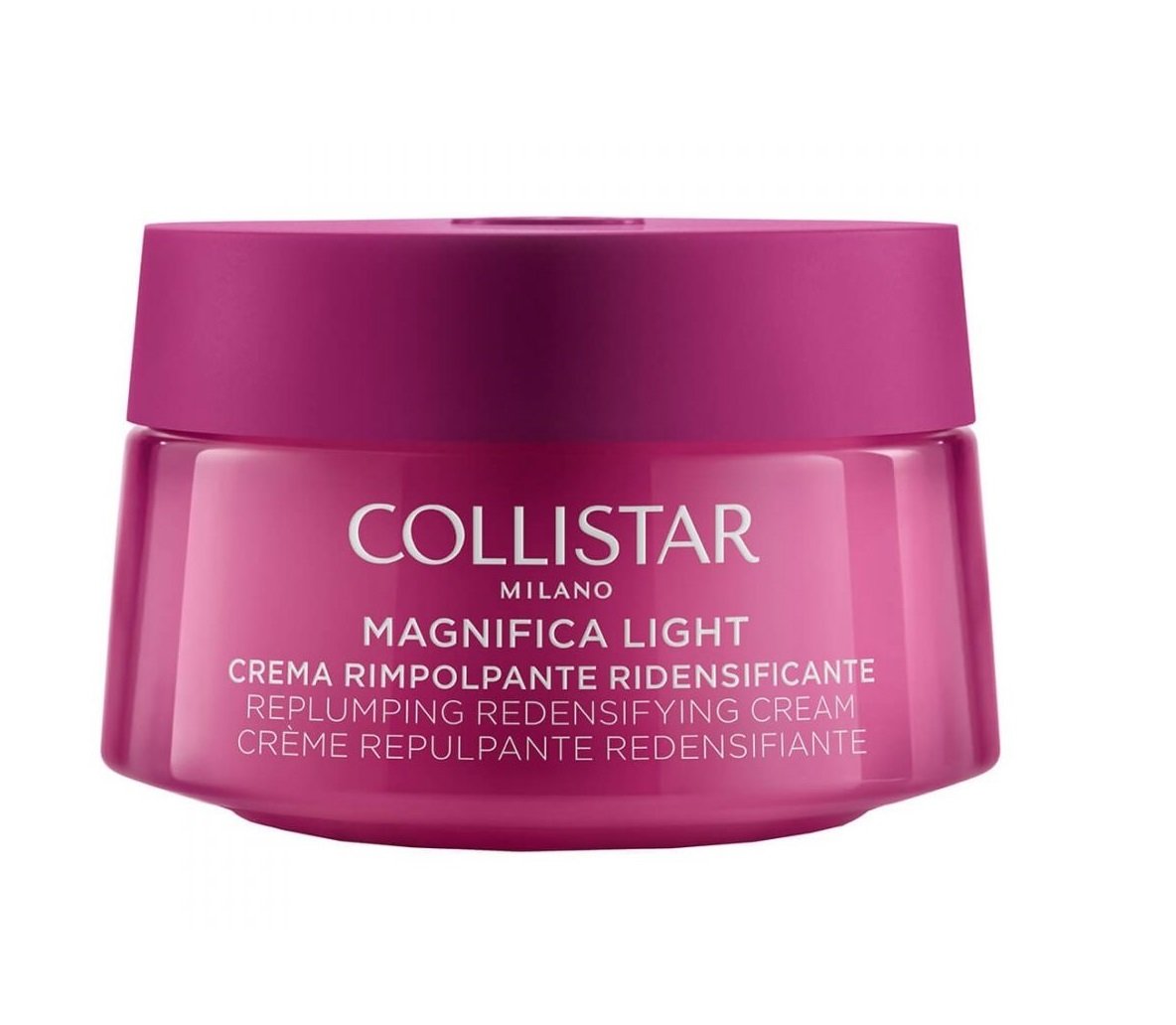 Collistar Magnifica Light Replumping Cream for Face & Neck - Anti-Aging Moisturizer with Hyaluronic Acid | Day & Night Hydration for Glowing Skin
