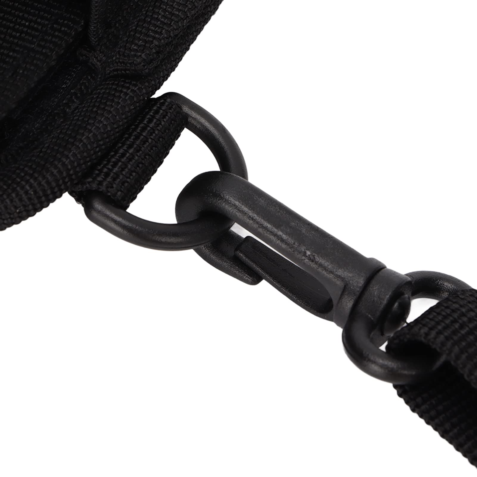 Black Nylon Radio Case with Clip - Adjustable Multi-Function Radio Holder Bag for Firefighters, Security Guards & Emergency Responders - Perfect for Walkie-Talkie, Two-Way Radios & Communication Devices on Duty