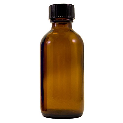 2 Fl Oz Amber Glass Bottle with Phenolic Cone Cap - Single - Perfect for Essential Oils, Tinctures & DIY Skincare Storage