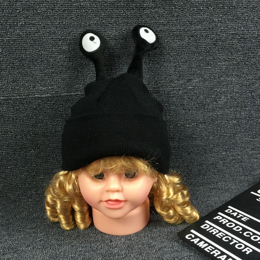 GoClothod Kids Cute Reindeer Antlers Hat - Warm Winter Knitted Beanie for Boys & Girls - Perfect for Christmas, Holiday Photos & Outdoor Winter Activities
