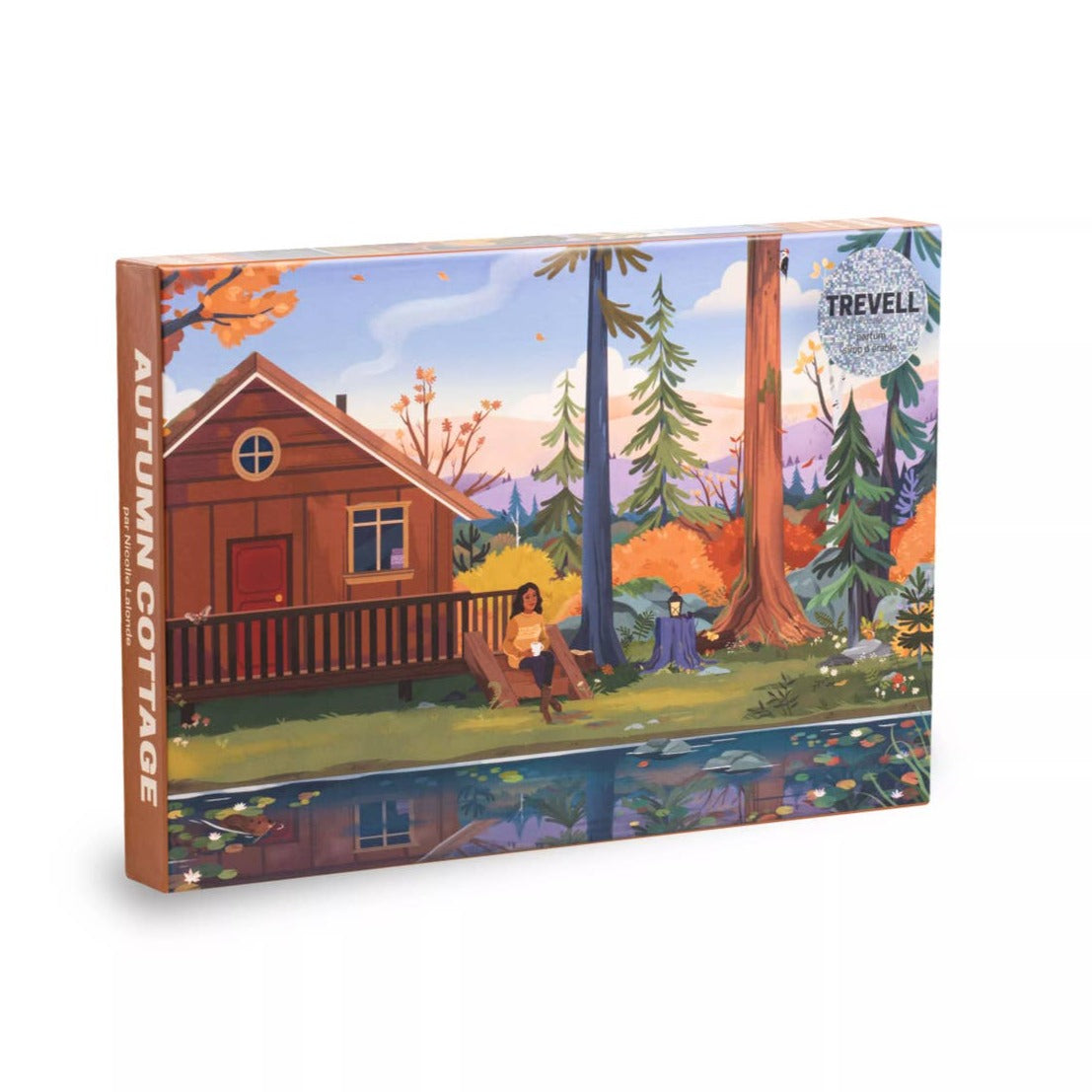 Autumn Cottage 1,000 Piece Jigsaw Puzzle for Adults - Challenging Landscape Puzzle for Relaxation & Home Decor