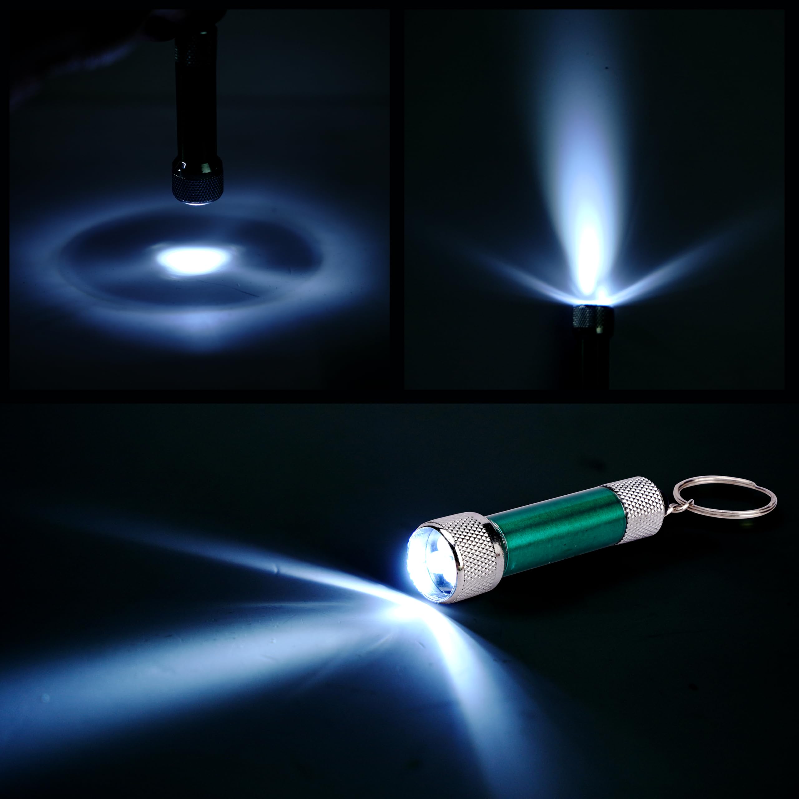 PROLOSO Mini LED Flashlight Keychains - 20 Pack Bulk Keyring Torch Lights for Kids, Camping, Emergencies & Party Favors | Bright Portable Flashlights for Hiking, Nighttime Safety & Outdoor Adventures