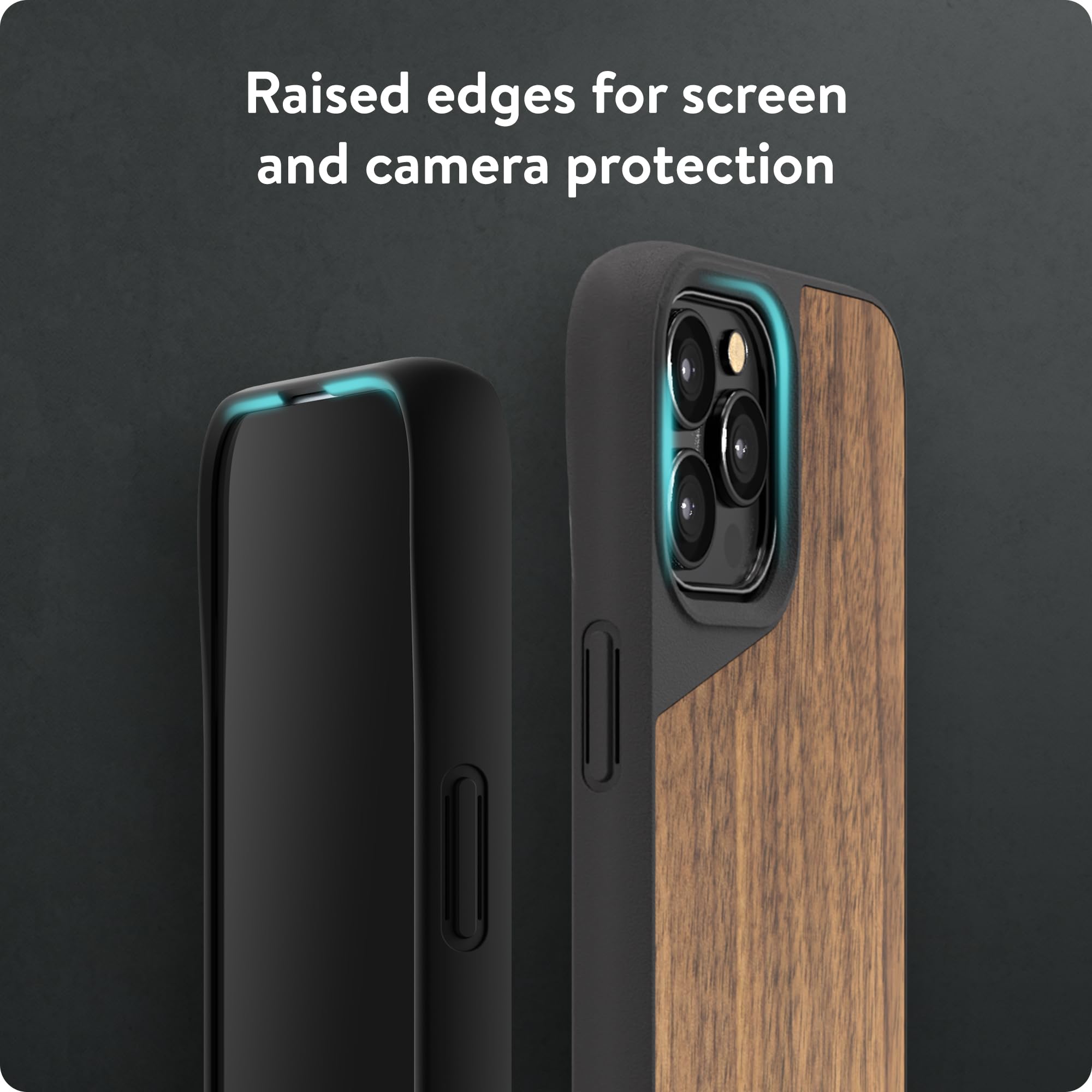 Premium Mous Limitless 4.0 Walnut Wood Phone Case for iPhone 12 Pro Max | MagSafe Compatible | Eco-Friendly Packaging | Perfect for Outdoor Adventures & Daily Protection