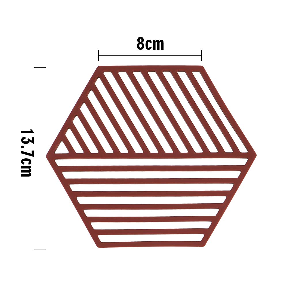 2019 New Heat-Resistant Food Grade Silicone Placemats - Multipurpose Non-Slip Waterproof Bowl & Coffee Cup Pads for Kitchen, Dining Table - Perfect for Hot Dishes, Meal Prep, and Home Decor