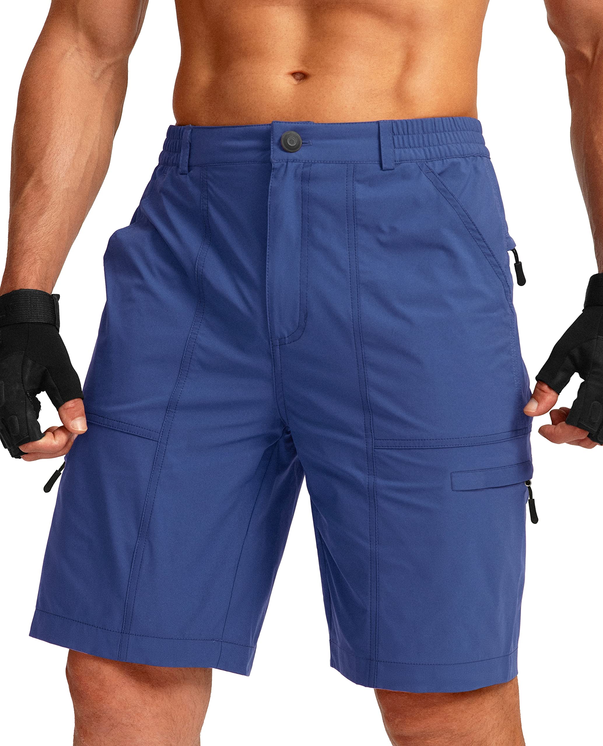 Viodia Men's Quick Dry Lightweight Hiking Cargo Shorts with 6 Pockets - Stretch Outdoor Shorts for Fishing, Golf & Camping - Perfect for Summer Adventures & Active Lifestyle