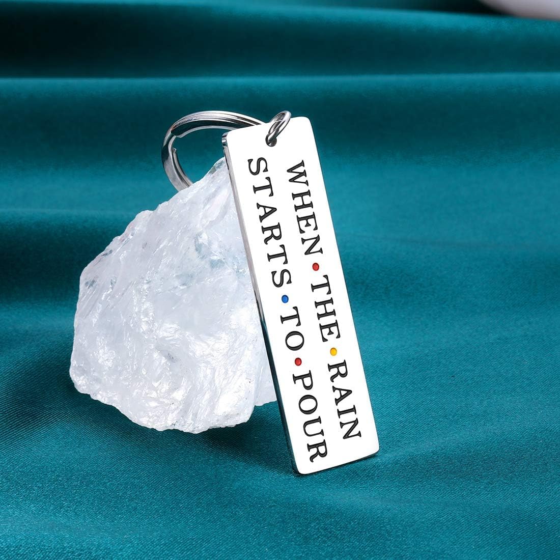 ACCOLIAMBER Best Friend Keychain - Double-Sided I'll Be There for You Keyring for Women & Men | BFF Friendship Gifts for Birthday, Graduation, Christmas | Perfect for Couples, Friends & Jewelry Lovers