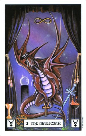 The Dragon Tarot Deck - 78-Card Mystical Tarot Set with Guidebook for Divination, Spiritual Growth & Fantasy Enthusiasts | Perfect for Meditation, Gift Giving & Collectors