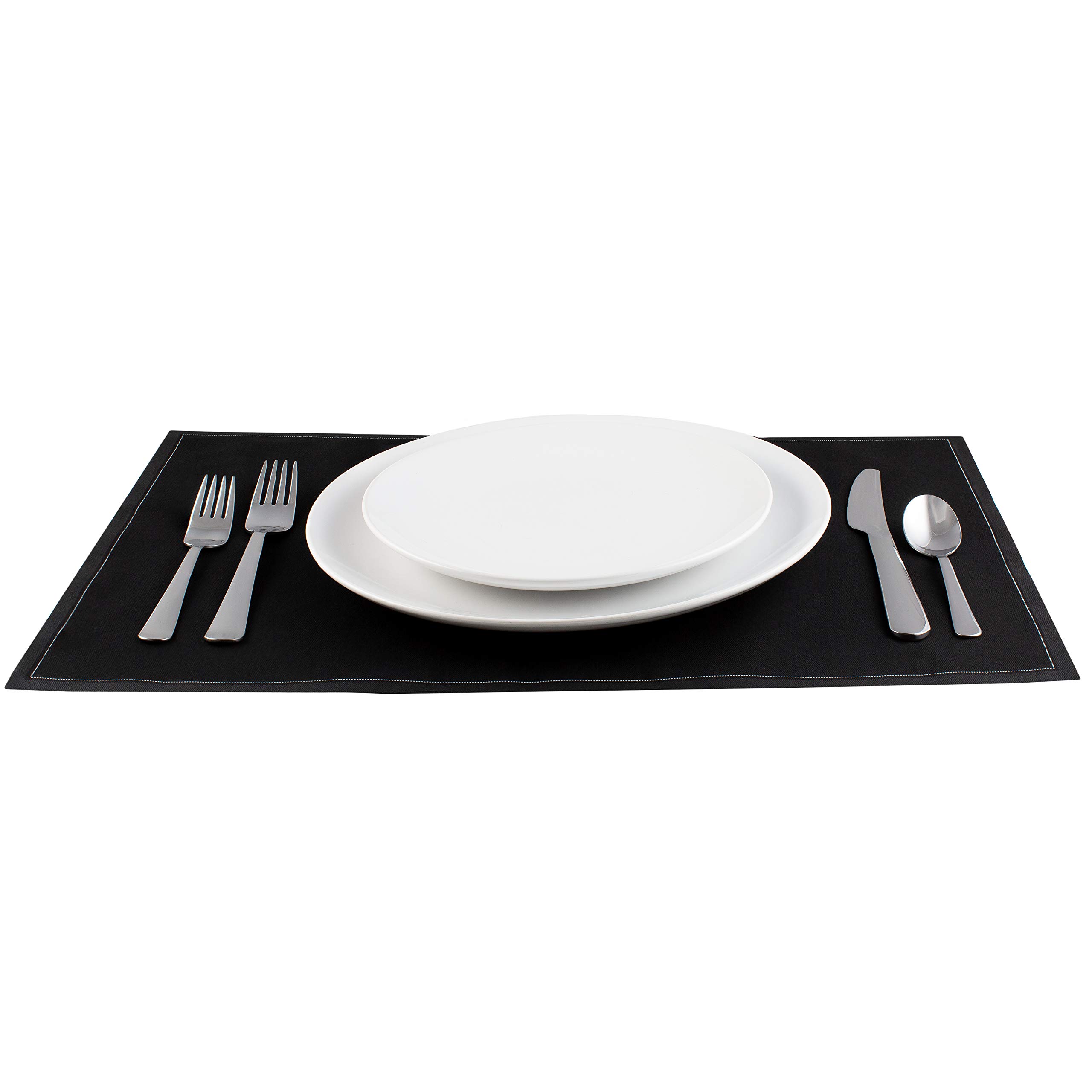 Premium 100% Cotton 5-Star Napkins & Placemats Set - 12.6
