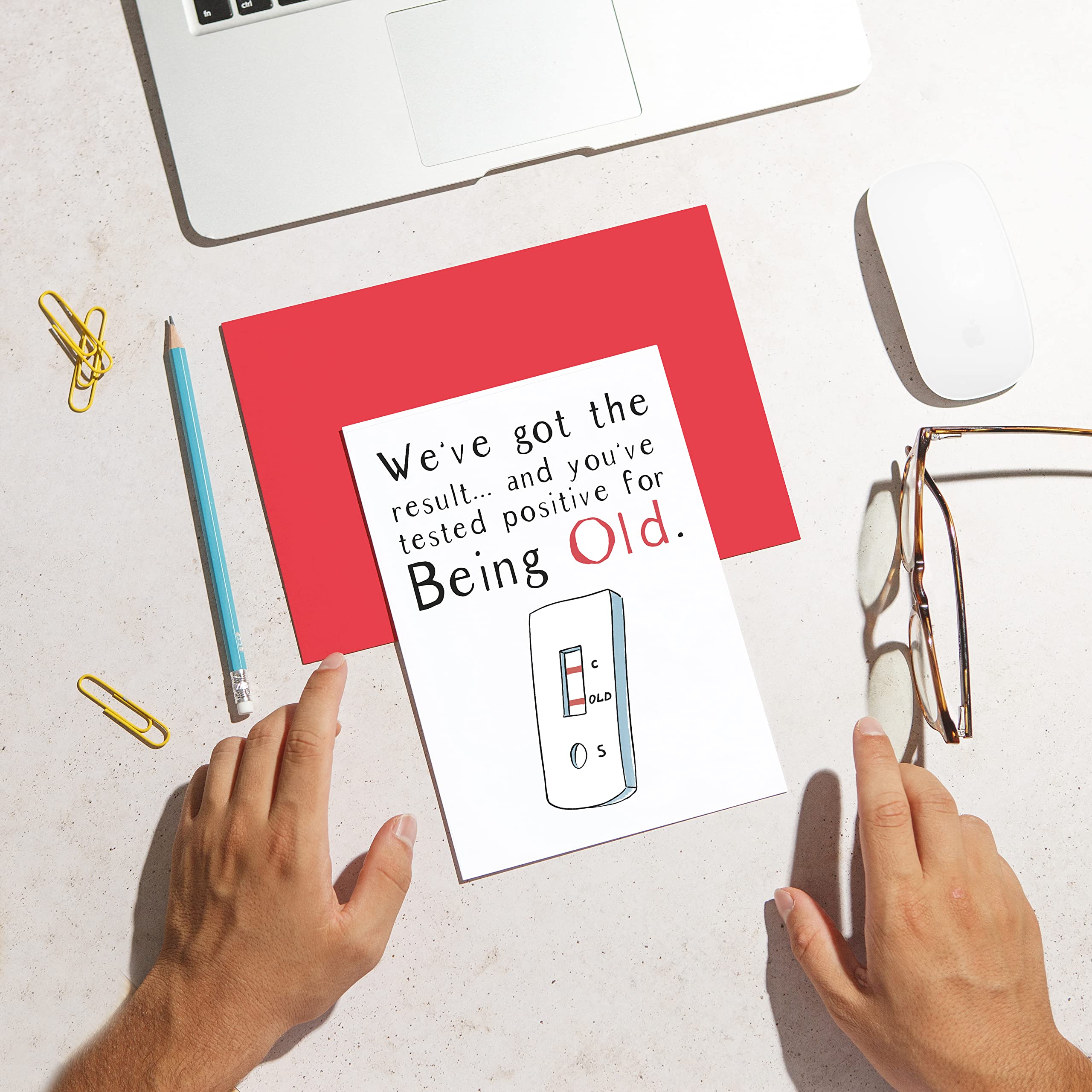 Funny Birthday Card for Men - A5 Size for Dad, Mom, Brother & Uncle