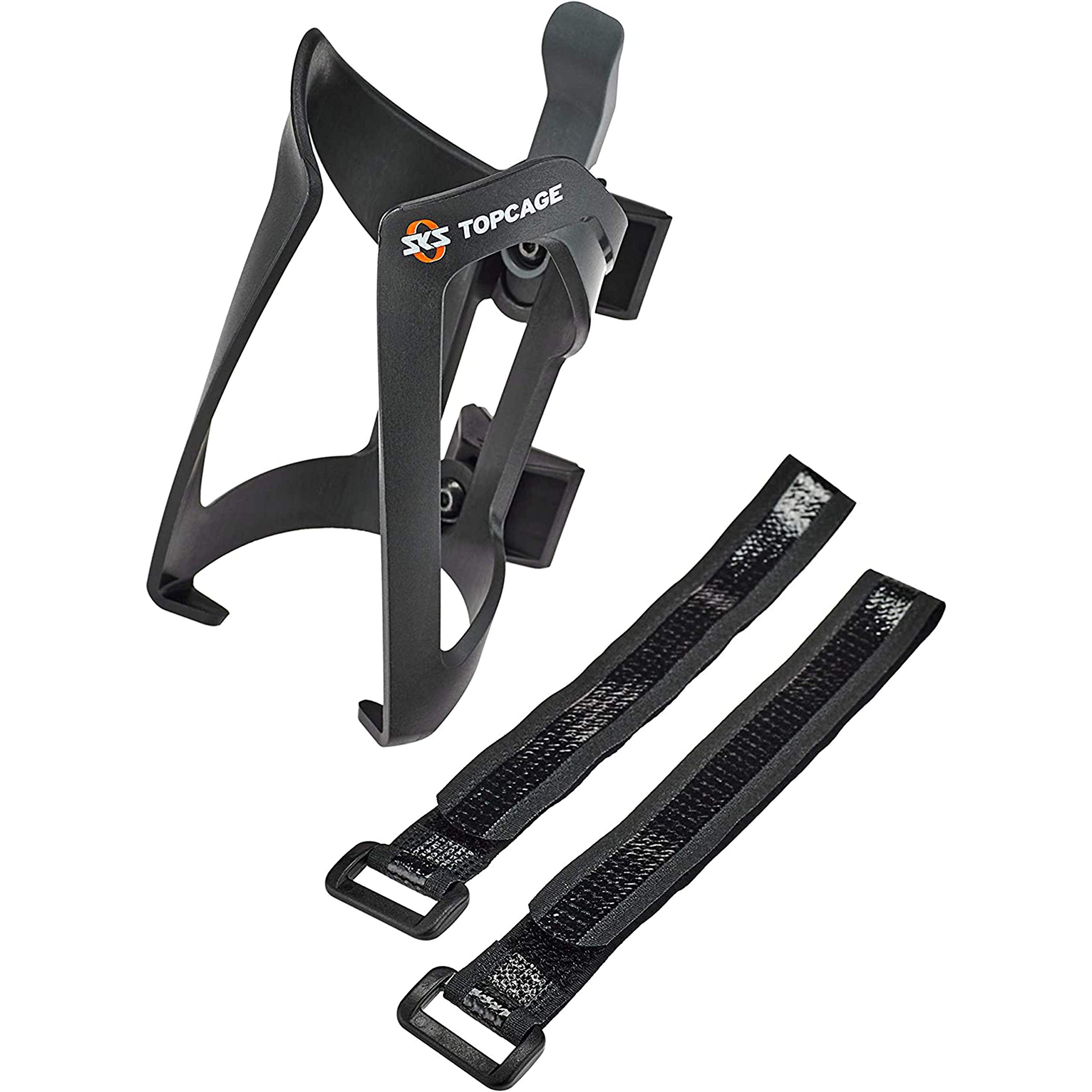 SKS-Germany 11231 Universal Bike Water Bottle Holder - Adjustable Bicycle Bottle Cage Mount for Road & Mountain Bikes - Perfect for Cycling, Commuting & Outdoor Sports