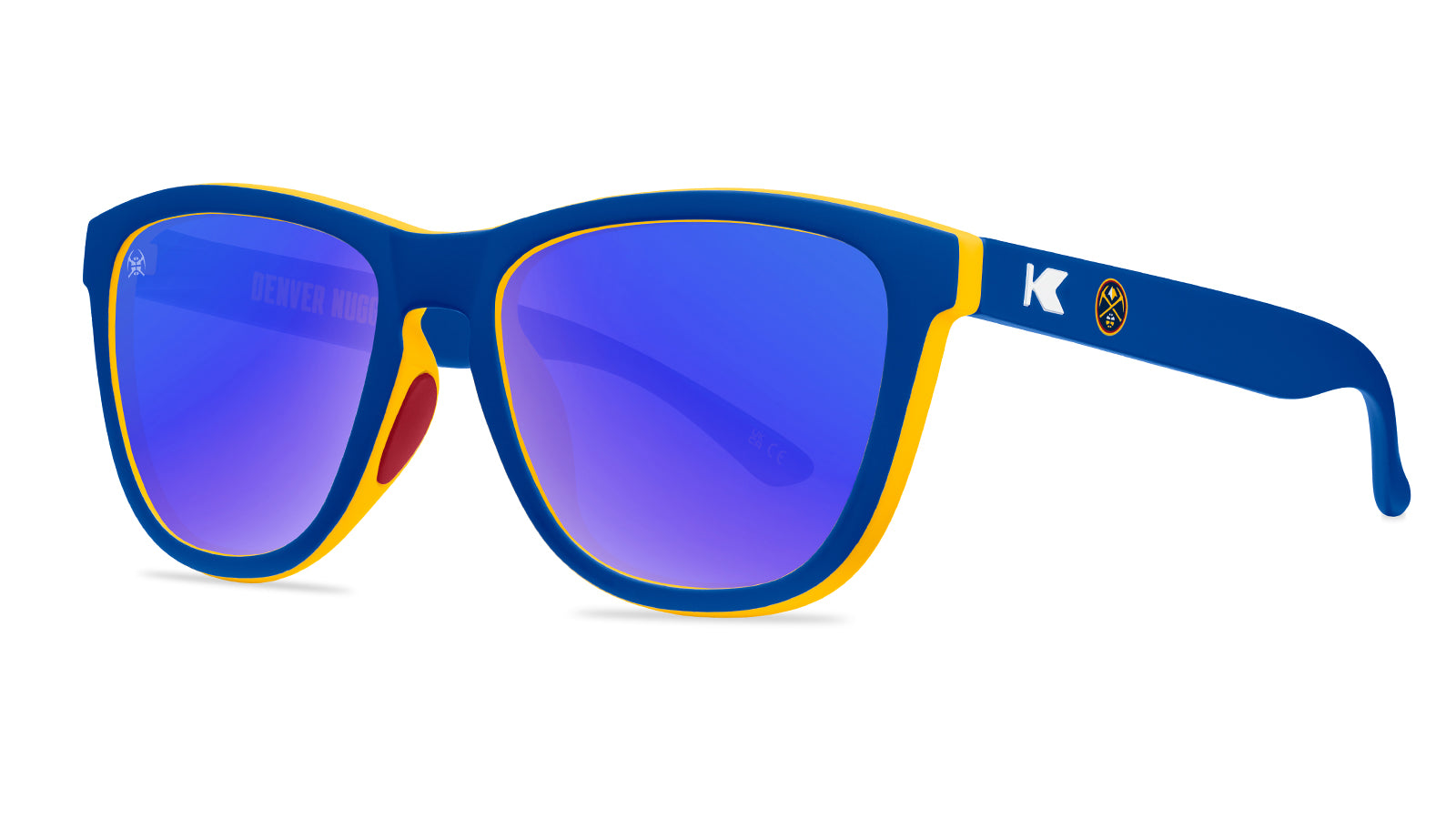 Denver Nuggets NBA Basketball Team Logo Sunglasses for Men & Women - UV Protection, Stylish Sports & Outdoor Accessories for Fans, Games, and Summer Activities