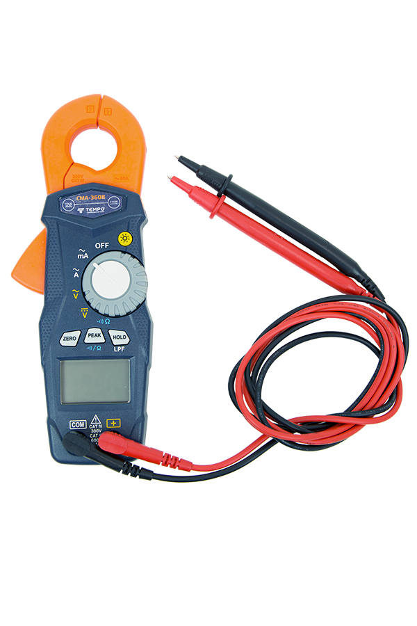 Tempo CMB360B Professional Milliamp Clamp Meter - Accurate Current Testing & Troubleshooting Tool for HVAC, Electrical & Industrial Applications