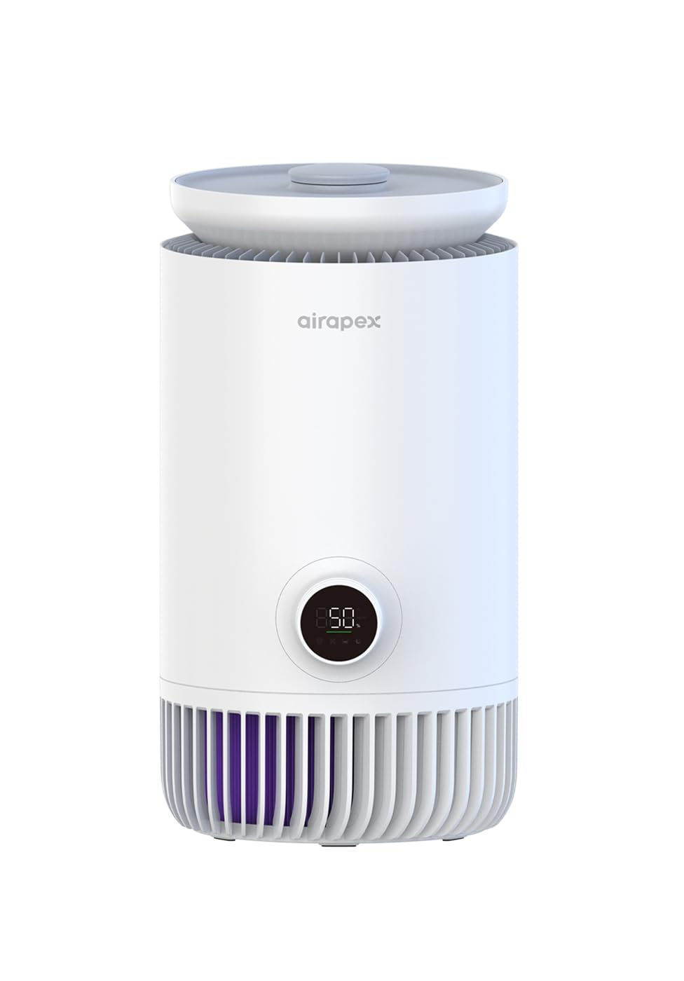 2 in 1 Air Purifier and Humidifier Combo for Bedroom - H13 True HEPA Filter, Cool Mist-Free Evaporative Humidifier with WiFi Connectivity - Perfect for Allergies, Dry Air & Better Sleep