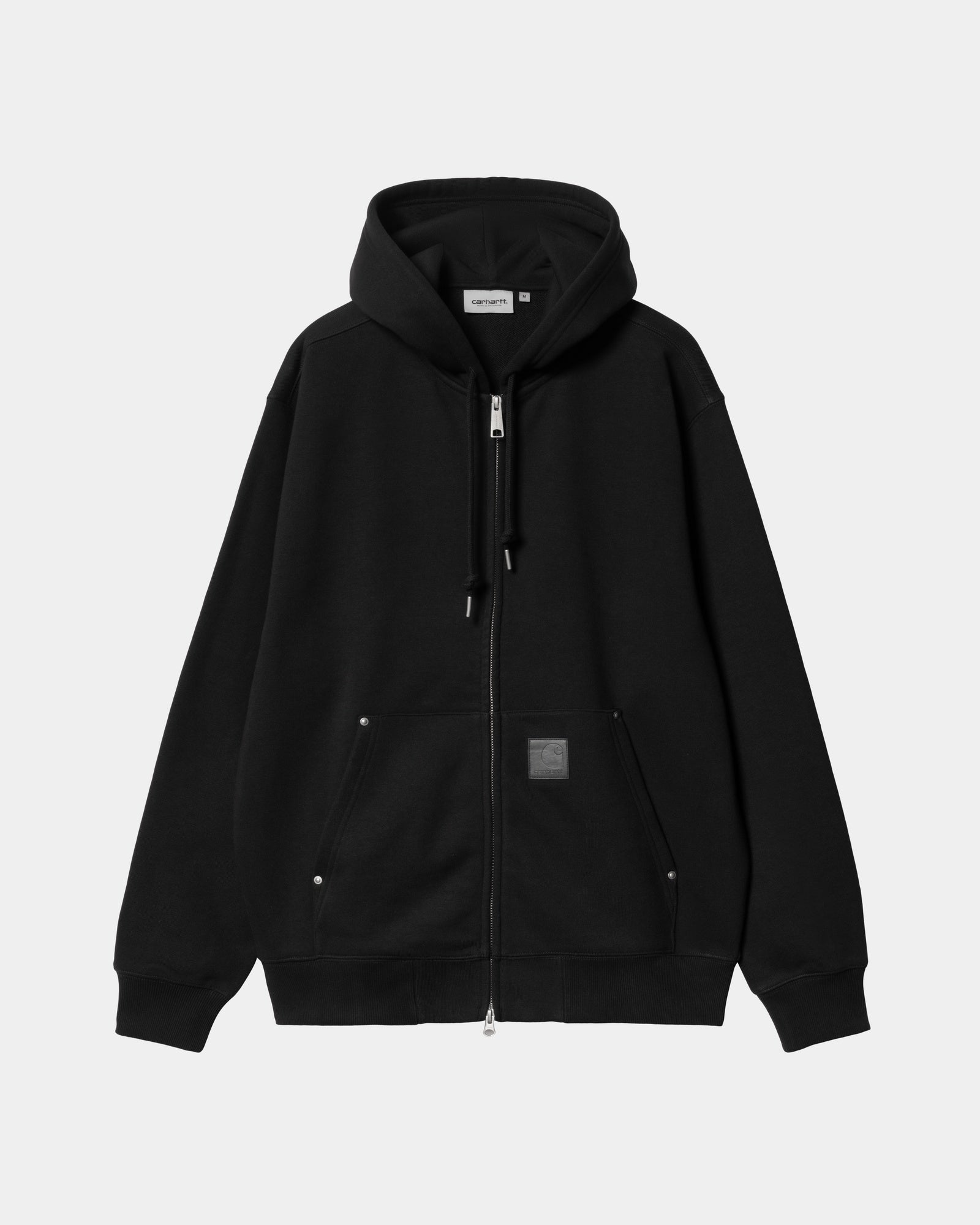 Eldon Hooded Sweatshirt Jacket for Men & Women - Soft Fleece Pullover with Pockets, Black - Perfect for Casual Wear, Outdoor Activities & Layering in Cold Weather