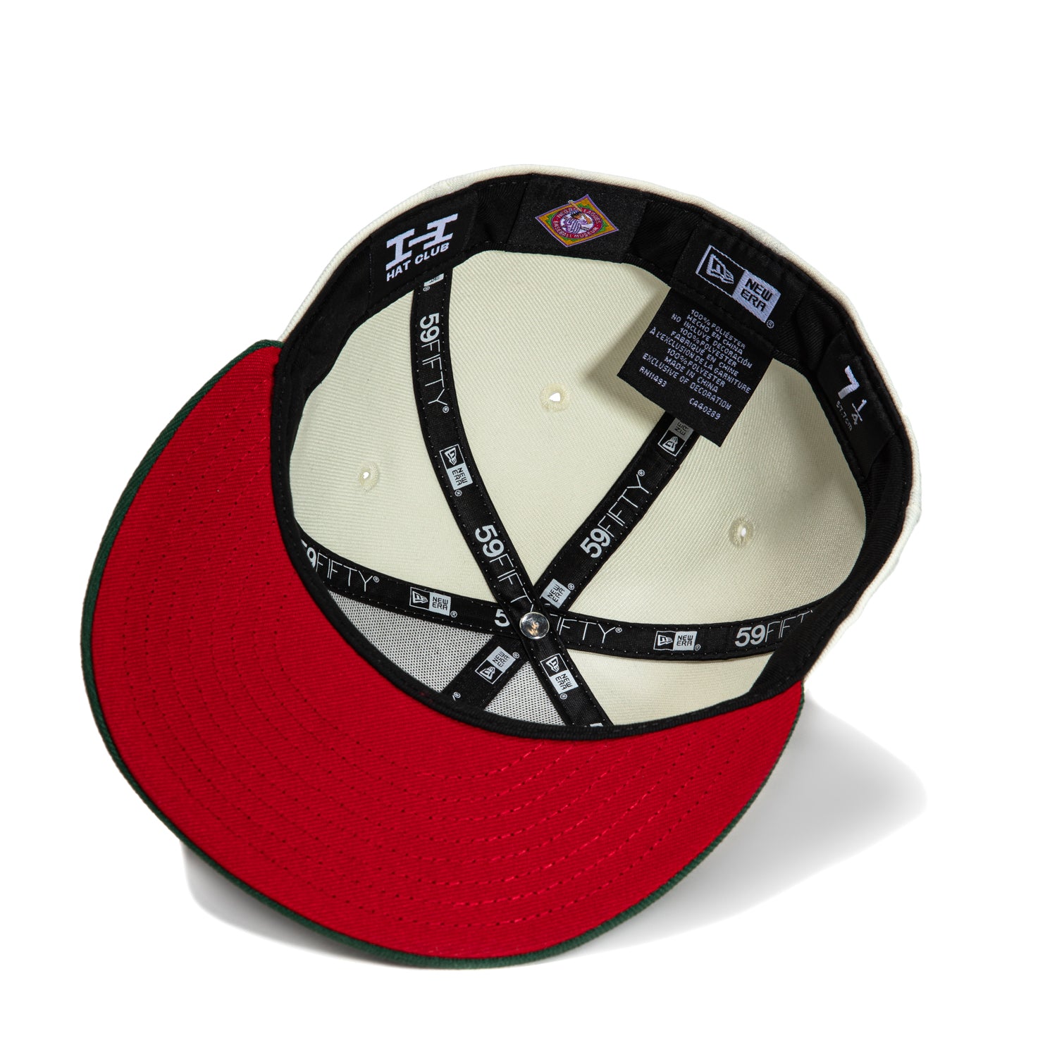 New Era 59Fifty Baltimore Giants Elites Patch Hat - White, Green, Red - Official MLB Baseball Cap for Men & Women - Perfect for Games, Fan Gear & Streetwear Fashion