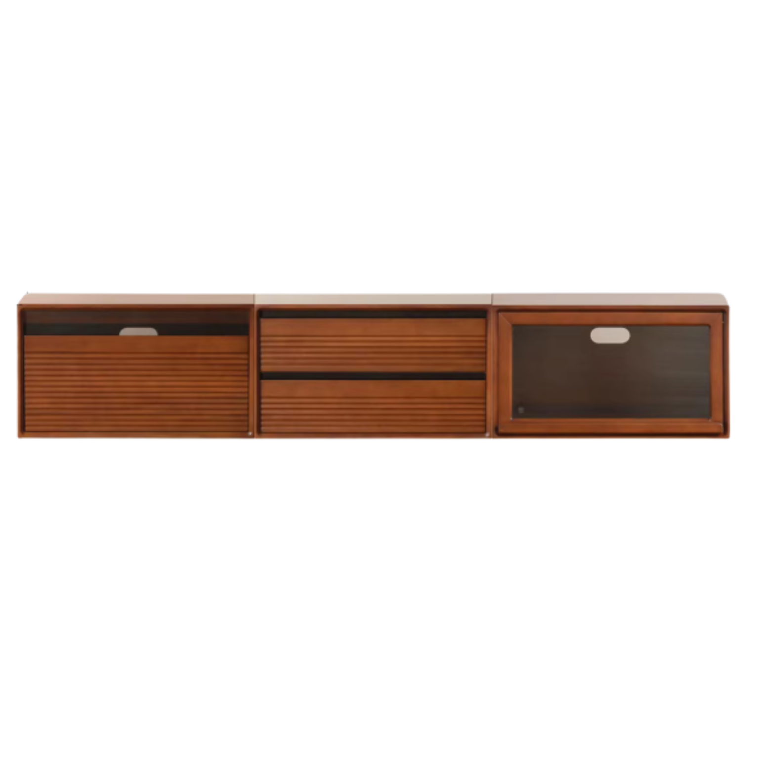 Solid Wood Medieval Floor TV Cabinet - Black Walnut, Cherry, Poplar - Perfect for Living Room, Bedroom & Home Theater Setup